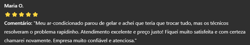 Avaliação de cliente 2