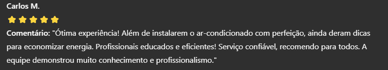 Avaliação de cliente 3